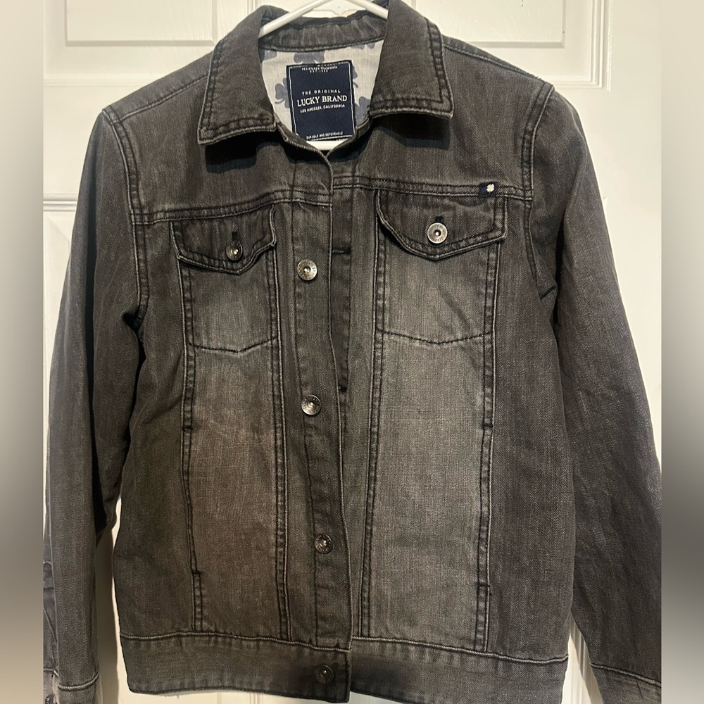 Lucky Brand black denim jacket